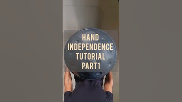 Hand independence Tutorial for Handpan part 1 #handpan #handpantutorial #shorts #short