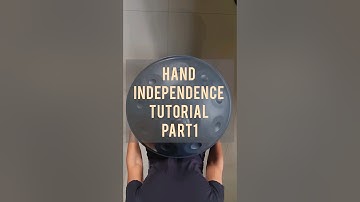 Hand independence Tutorial for Handpan part 1 #handpan #handpantutorial #shorts #short