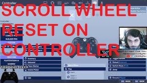SCROLL WHEEL RESET ON CONTROLLER?!! (Tutorial)