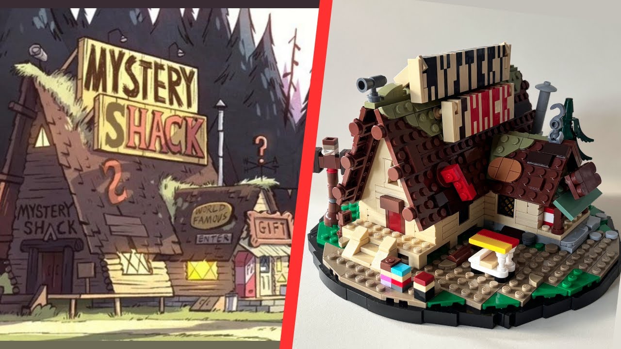Build the Gravity Falls Mystery Shack Out Of LEGO