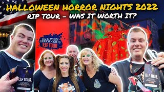 Halloween Horror Nights RIP TOUR is it worth it? Universal Orlando 2022