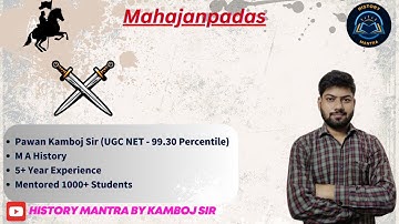 UGC NET DEC 2023 I L30 Mahajanpadas Pawan Kamboj Sir I History I #ugcnetdecember2023 #pawankambojsir