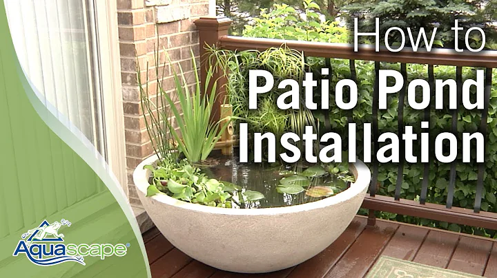 How To Create an Easy Container Water Feature with Aquascape's Patio Pond