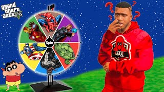 Franklin Playing Spin The Avengers Wheel Challenge In GTA 5 | Part-2