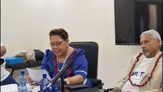 Feiloaiga a sui o le komiti o le Mau mai NZ ma le au faasalalau i Samoa aso 21 Me 2024.