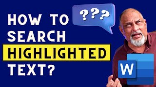 How To Search & Copy Highlighted Text In Word? | Efficiency 365