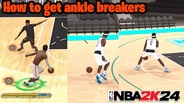 HOW TO BREAK ANKLES IN NBA 2K24 !!! WITH THESE 2 FAST DRIBBLE MOVE IN NBA 2K24 !!!