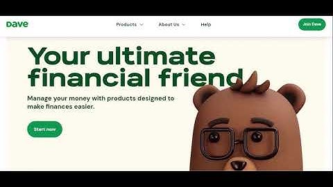 How do I withdraw money from Dave? 