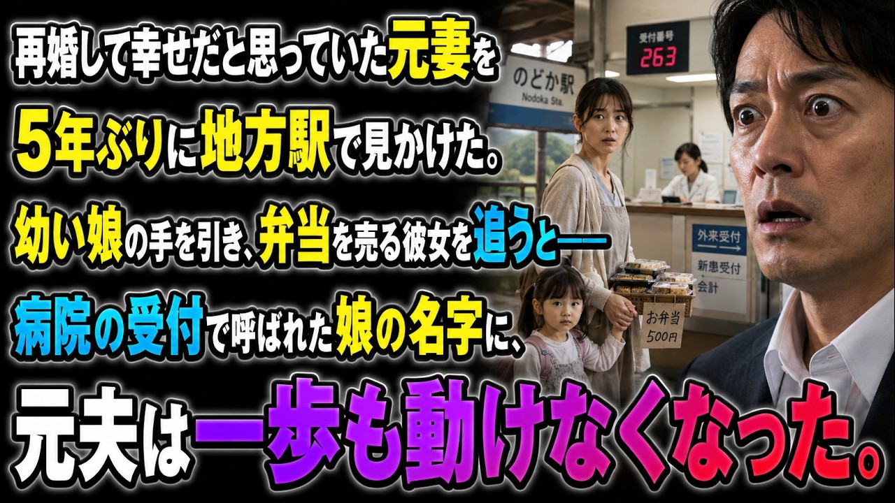 駅で元夫と再会した。5年前、偽の浮気写真を突きつけて私を家から追い出し、すぐに再婚した男が、今は新しい妻と一緒に私を嘲笑っていた。「慰謝料ももらえずに追い出されたからって、こんな田舎で弁当を売ってるのか」その時、私のエプロンのポケットには、彼の人生を終わらせる小さな鍵があった。私は何も言わず、ただ黙って握りしめた。彼はまだ知らない。私が5年間、この苗字を捨てられなかった本当の理由を。そして、...