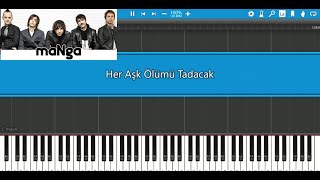 Her Aşk Ölümü Tadacak - Manga Piyano Tutorial (Nasıl Çalınır)