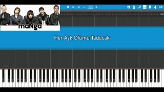 Her Aşk Ölümü Tadacak - Manga Piyano Tutorial (Nasıl Çalınır) #manga #heraşkölümütadacak #mangacover Resimi