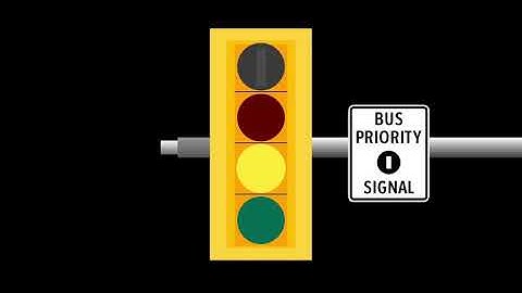 Traffic Light animation Series Part 14: Bus Priority Signal canada