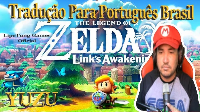 Legenda PT BR Zelda Link's Awakening Nintendo Switch Equipe Heroes