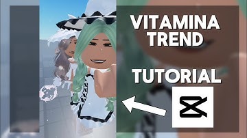 CAPCUT TUTORIAL on the viral VITAMINA TREND