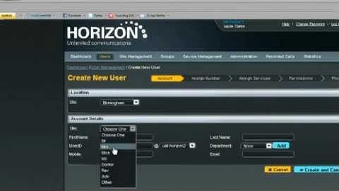 Horizon Training Video by Nomis Connections