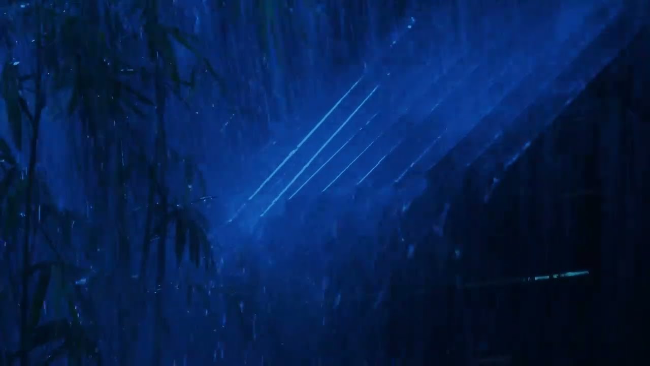 Suoni della Pioggia per Dormire - 99% si Addormenta All'istante con forti Piogge e Tuoni di notte