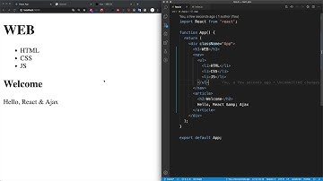 React & Ajax - 2. 실습준비