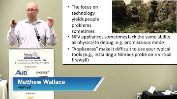 Requirements for SDN by Matthew Wallace, ViaWest (Defining Software Defined Networks)