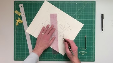 How to Draw Outside The Triangle of 3 point Perspective