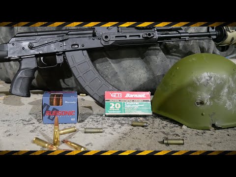 Hornady Sub-X 7.62x39 vs Barnaul Subsonic 7.62x39