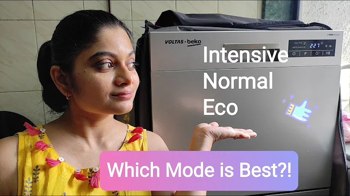 Voltas Beko Dishwasher I Which Mode is Best to Use I Different Wash Cycles + Loading Vessels Demo