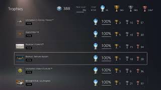 15 Years of Trophy Hunting 95 Platinums 95 Games 100% Completion Trophy Chasers - The Perfectionist