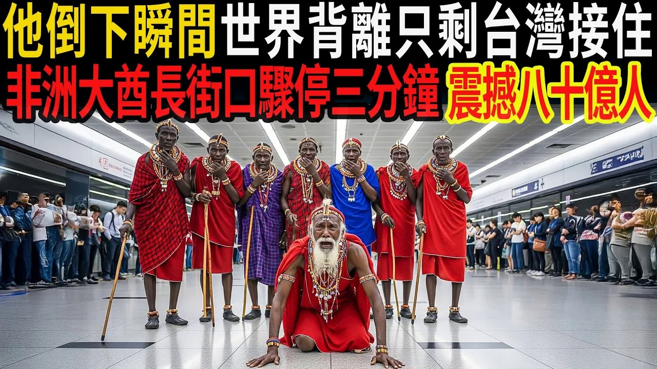 『他倒下那一刻，全世界都背離了他，只有台灣伸手接住！』—非洲大酋長在街口心臟驟停，接下來的三分鐘震撼八十億人！