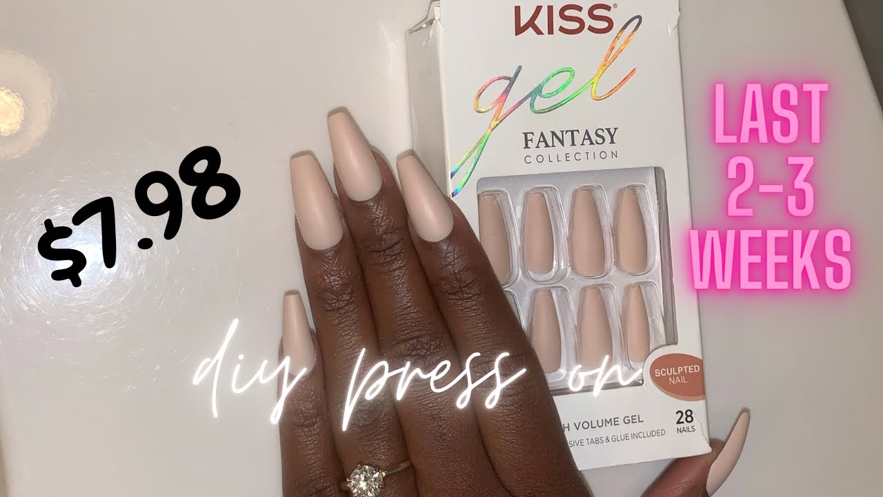 KISS GEL FANTASY NAILS HOW TO APPLY PRESS ON NAILS TIPS TO MAKE