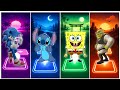 Sonic vs Stitch vs SpongeBob vs Shrek 🎵 Tiles Hop Battle | Who Wins? 🏆