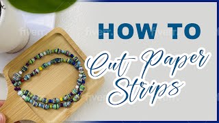 How To Cut Paper Strips-Using graph paper