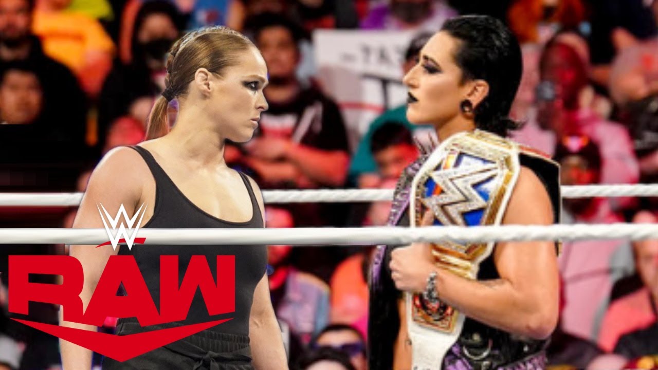Rhea Ripley Ronda Rousey Ronda Rousey confronta a Rhea Ripley - Raw 12 de Junio 2023 - WWE en ...