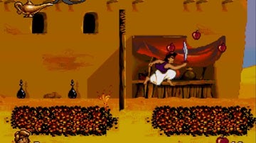 [HD] 1080p Sega - ALADDIN - Gameplay 1993
