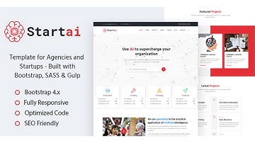 Startai - Agency & Startup HTML Template | Themeforest Website Templates and Themes
