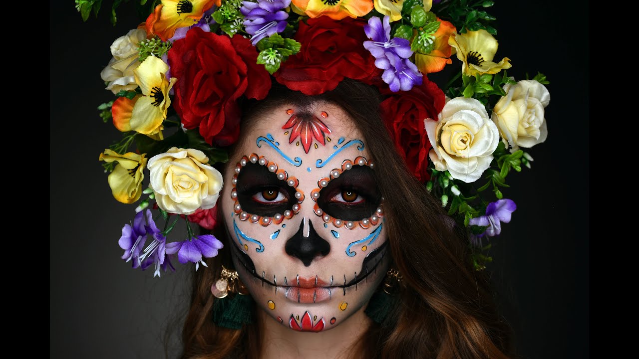 Calavera Makeup & Minitutorial - Giuliomugs - YouTube