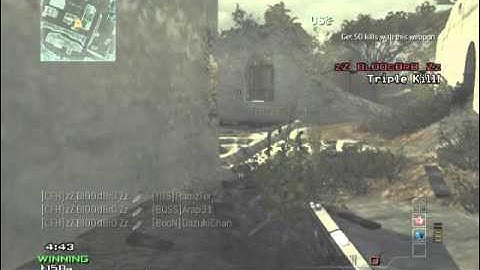 MW3: AON Triple Knife Kill