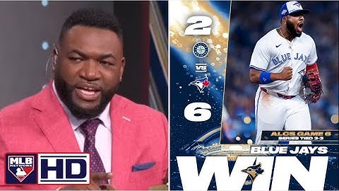 Jays in 7 - David Ortiz VERWOEST Blue Jays VERNIETIGT Mariners met 6-2 en brengt ALSC op 3-3 | ML...