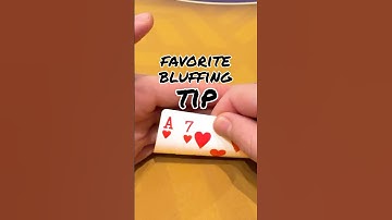 my FAVORITE bluffing tip 🤫 #poker #pokerhand #pokerhands