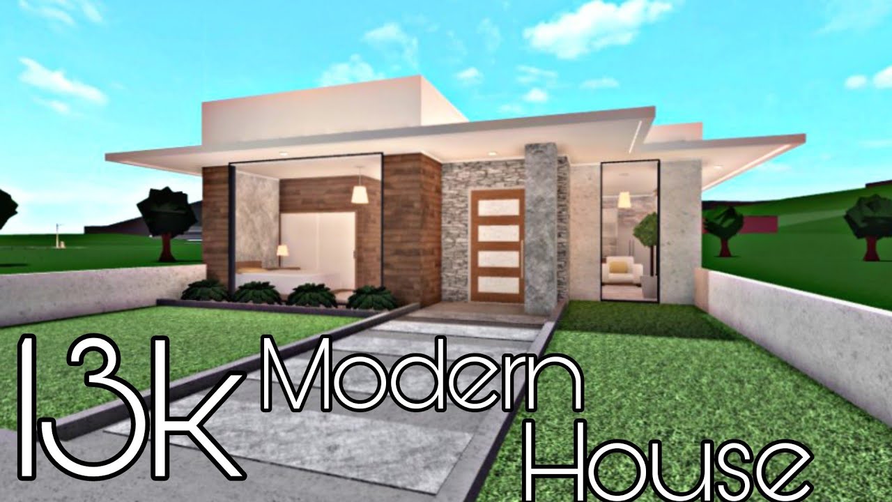 Bloxburg 40k Modern Two Story No Advanced Placing Youtube - 40k modern house roblox bloxburg