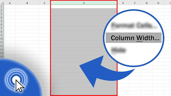 How to Change the Width of a Column in Excel