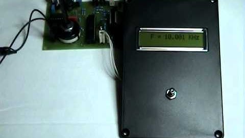 Measuring frequency (F) with LCFesR meter