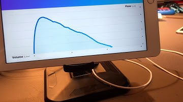 Lung function -- volume/flow realtime graph
