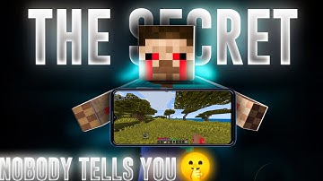 Hide Buttons in MCPE in 1 Step (Guaranteed) || Hindi