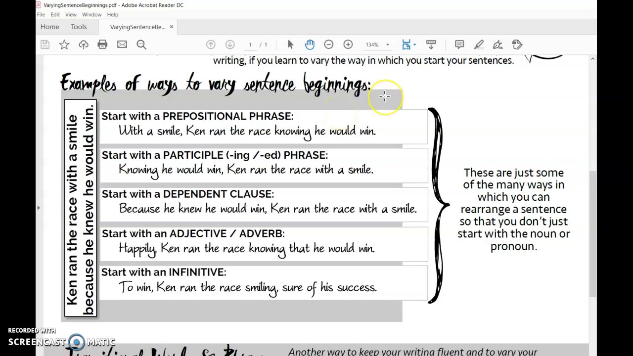 grammar-varying-sentence-beginnings-youtube