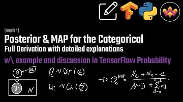Posterior & MAP for the Categorical | Full Derivation | example in TensorFlow Probability