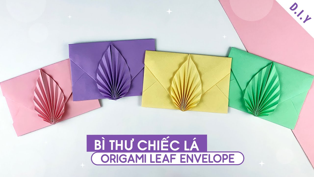 Easy Paper Envelope / How To Make An Origami Leaf Envelope / DIY ...