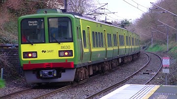 IE 8520 Class Dart Train number 8630 - Raheny, Dublin