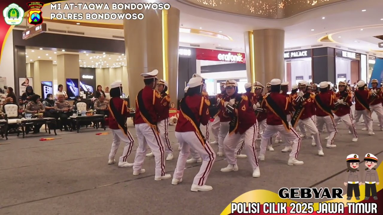 Gebyar Polisi Cilik Jawa Timur - MI AT-TAQWA BONDOWOSO & POLRES BONDOWOSO