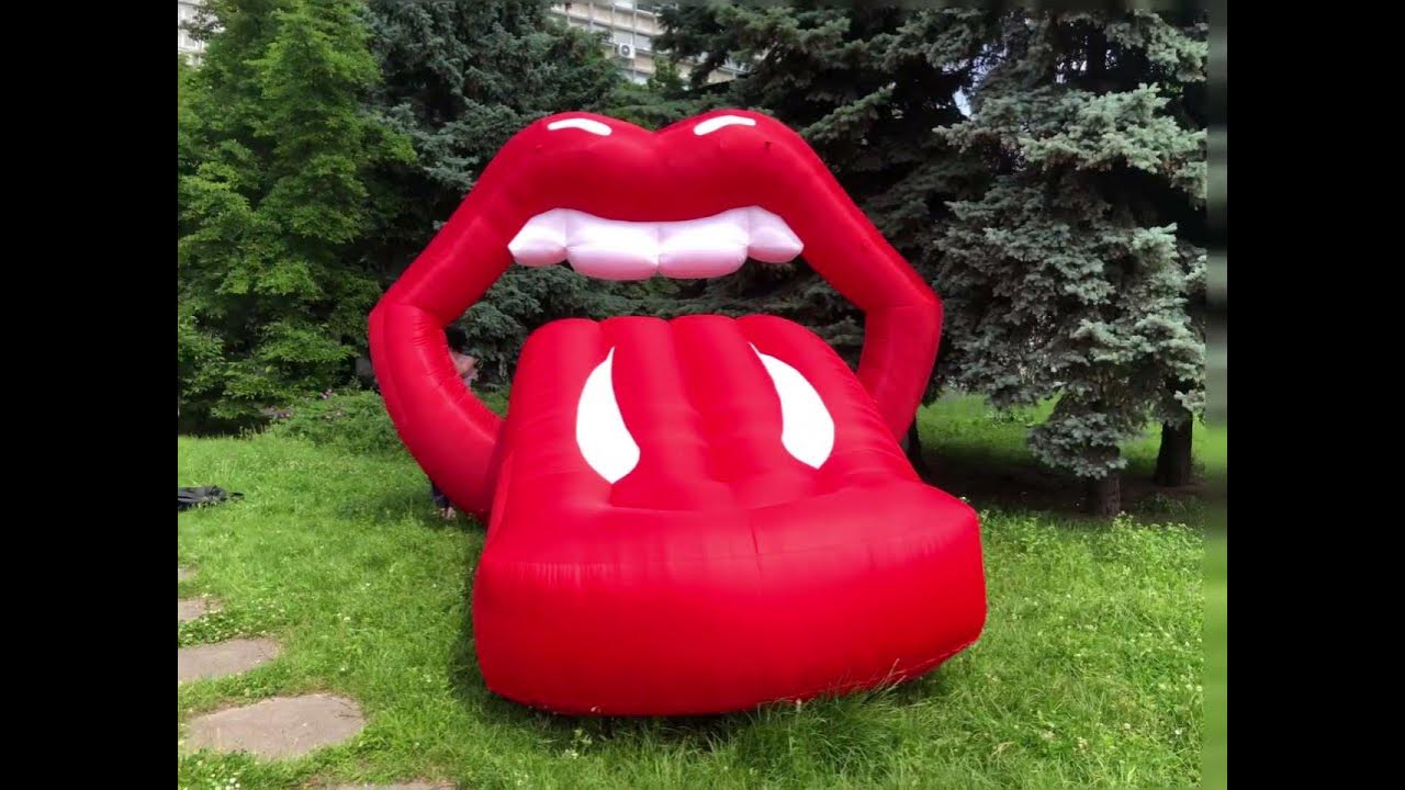 inflatable mouth YouTube