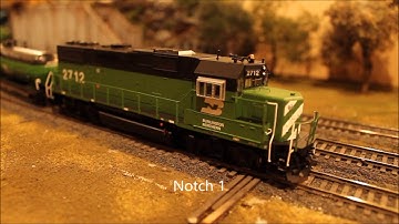 Audio Reviews: ESU 12-645E3C Sample for GP and SD39s!