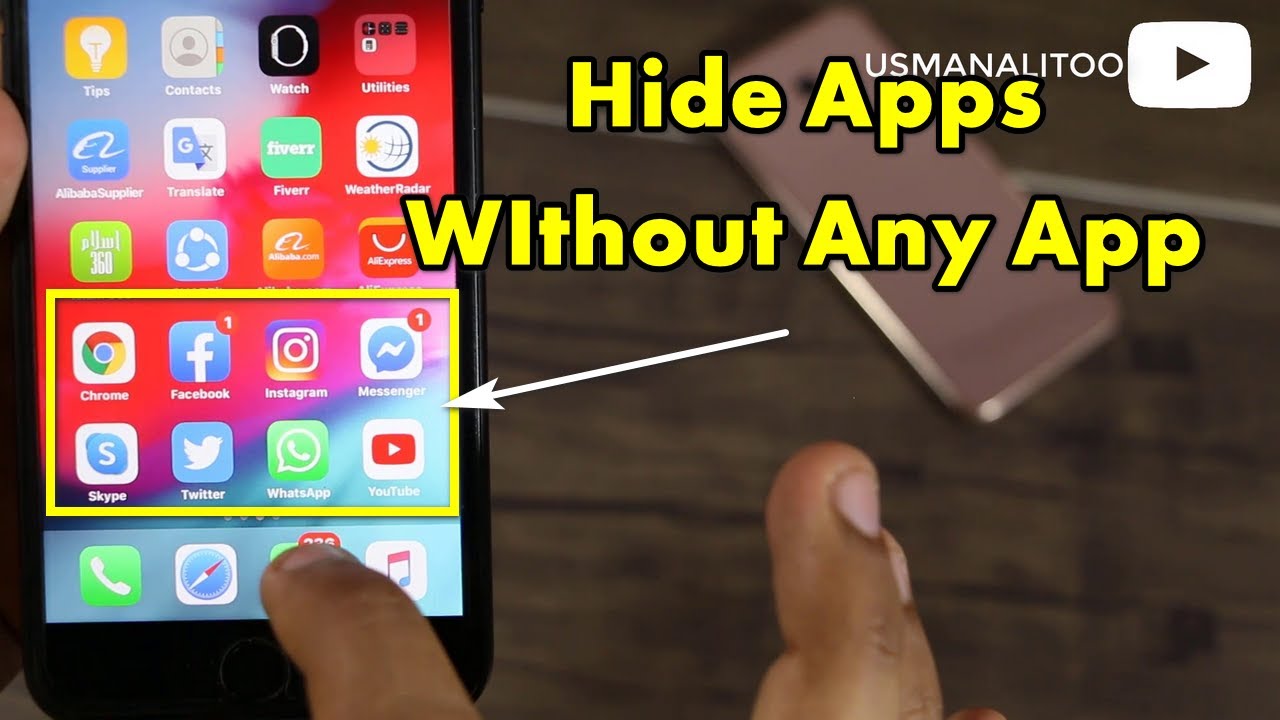 Hide Apps In IPhone 2020 YouTube